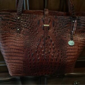BRAHMIN PECAN ASHER TOTE